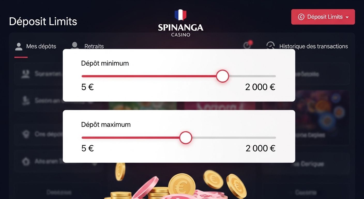 Limites de dépôt accepted payment methods